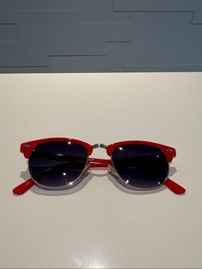 AJ Morgan sunglasses with red frame